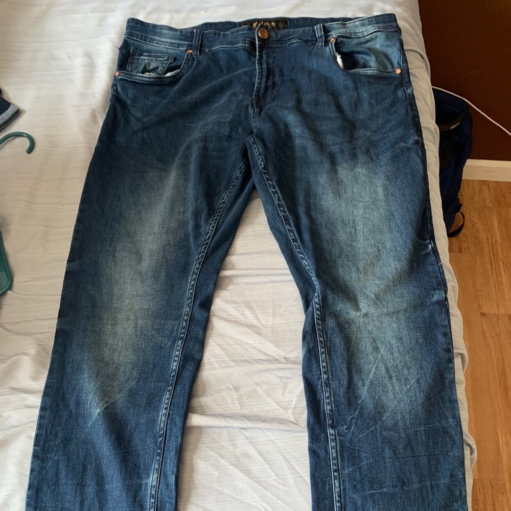 Dark Blue Denim Jeans